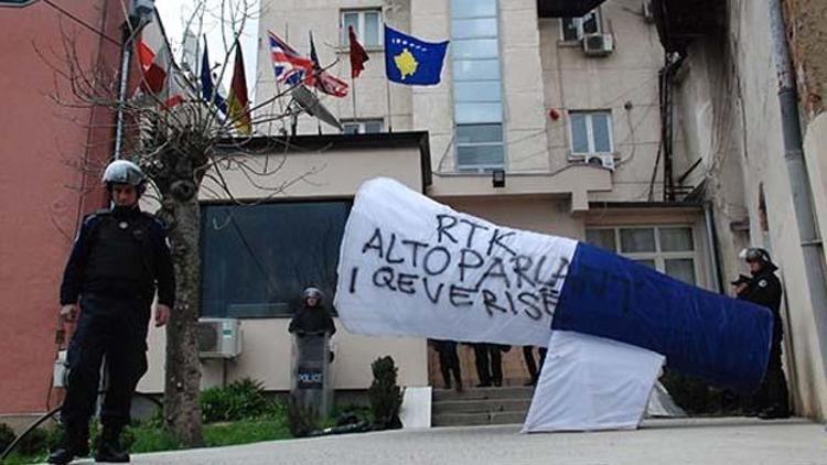 Kosovada ilginç protesto