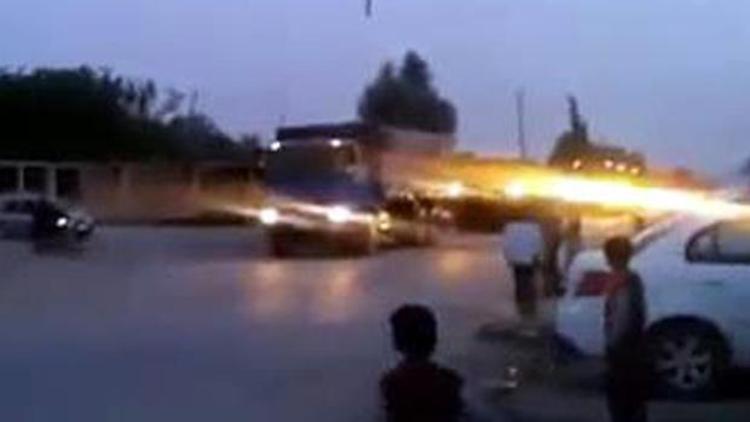 IŞİD Süleyman Şaha giden Türk konvoyunun görüntülerini paylaştı