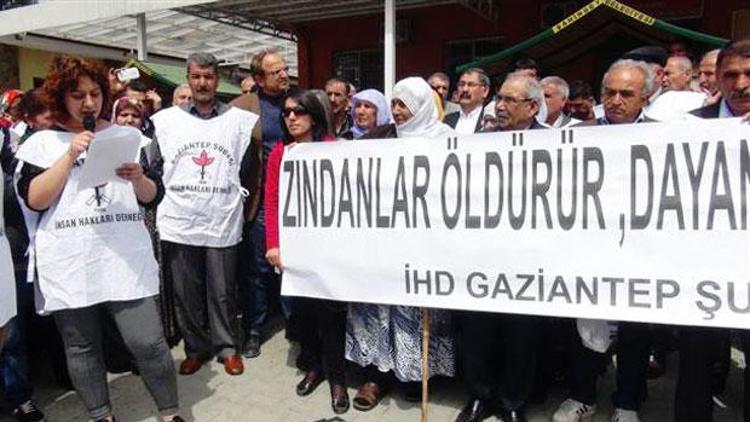 Gaziantep’te cezaevi kanun tasarısı protesto edildi