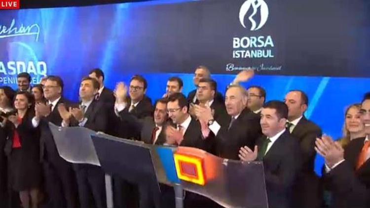 Nasdaq, ortağı Borsa İstanbul için özel tören düzenledi