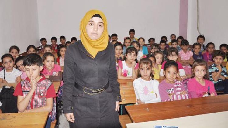 Suriyeli öğretmenlerden okul