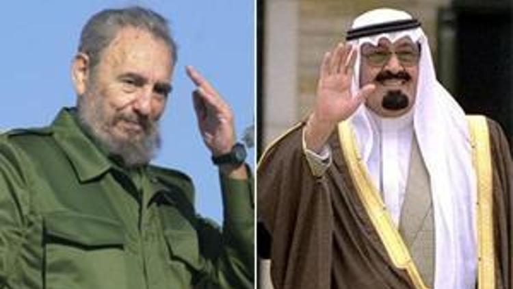 Fidel Castro ile Kral Abdullah