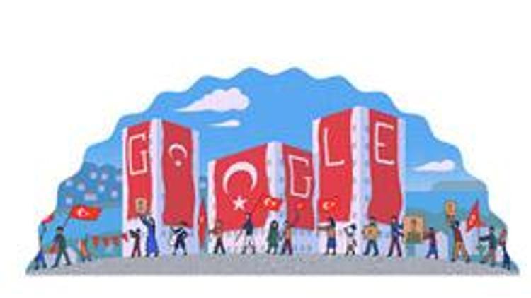 Googledan Cumhuriyet Bayramı için doodle