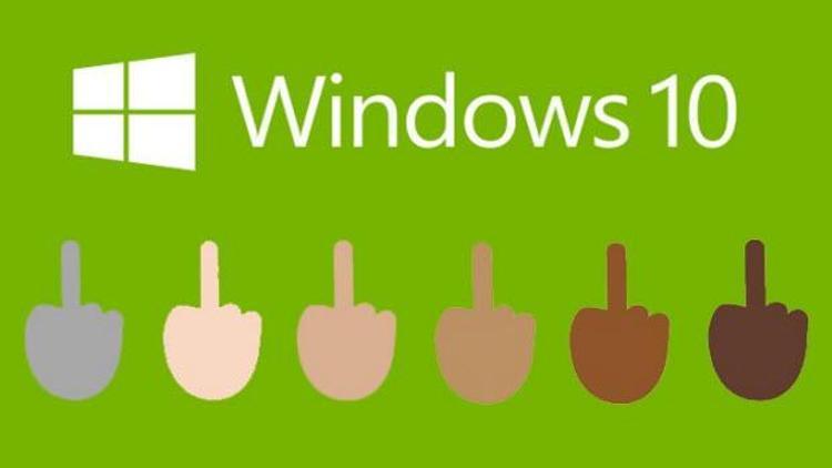 Windows 10da şaşırtan görüntü