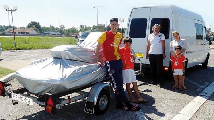 Türkiye tatiline jet-ski ile gidiyor