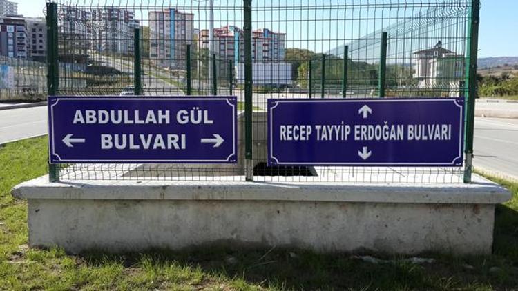 Recep Tayyip Erdoğan ve Abdullah Gülün adları bulvara verildi