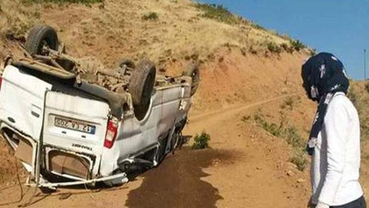 Bingölde trafik kazası: 2 ölü, 8 yaralı