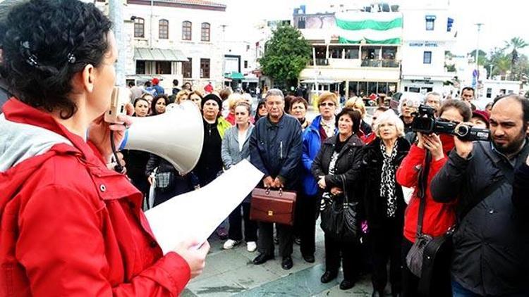 Bodrum’da çocuk tacizine tepki eylemi