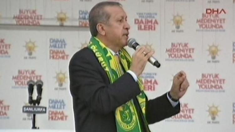 Başbakan Erdoğan Şanlıurfada konuştu