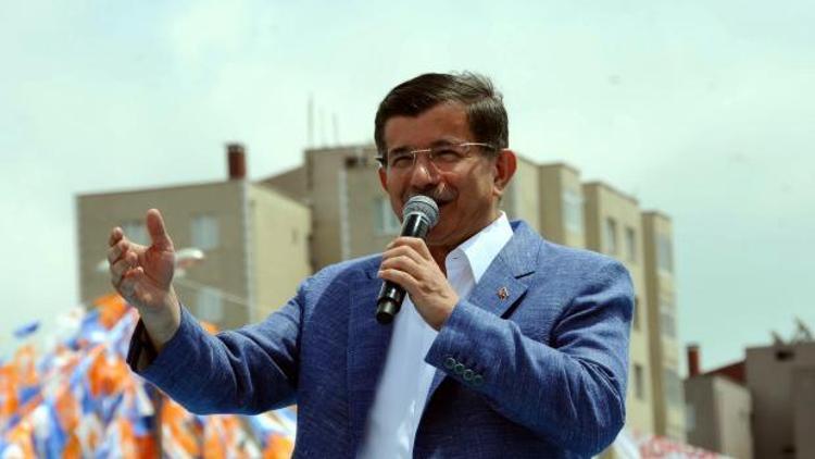 Başbakan Davutoğlu, Güngörende halka seslendi