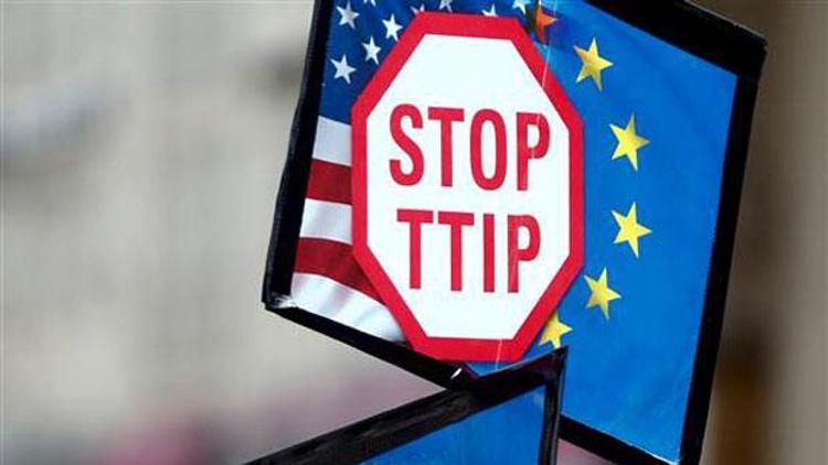 Almanyada TTIP protestosu
