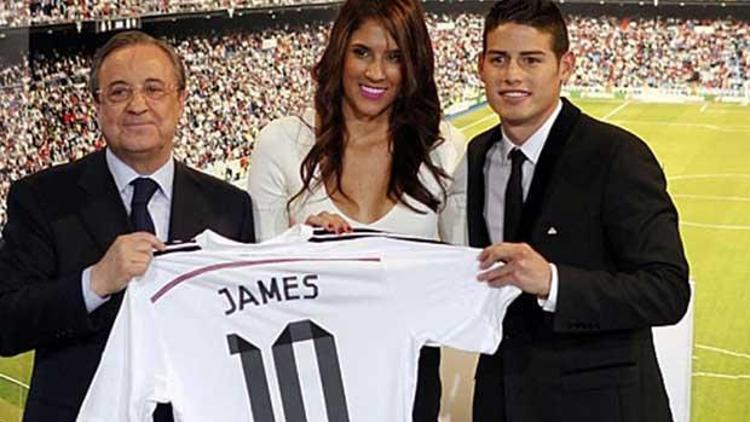 Real Madrid, James Rodriguezin eşini de transfer etti