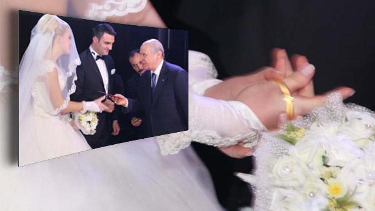 Devlet Bahçeli nikah şahitliği yaptı