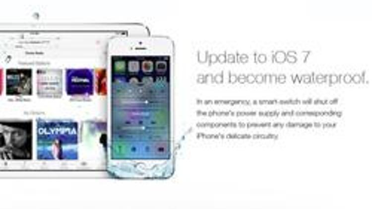iOS 7 hakkında yapılan bu reklam ortalığı karıştırdı