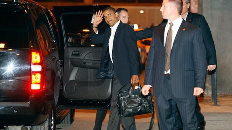 Obamanın çantası İstanbulda