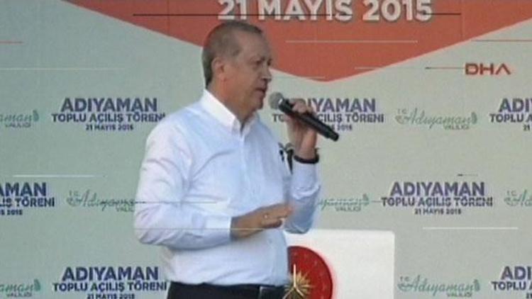 Erdoğan Adıyamanda konuştu