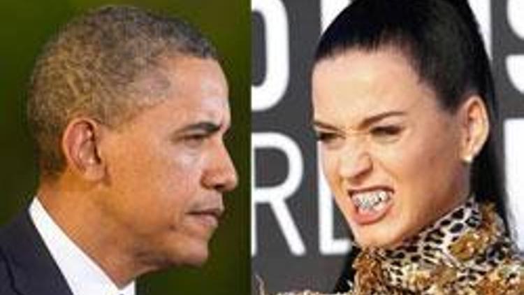 Obamayla Katy Perry arasında tweet trafiği