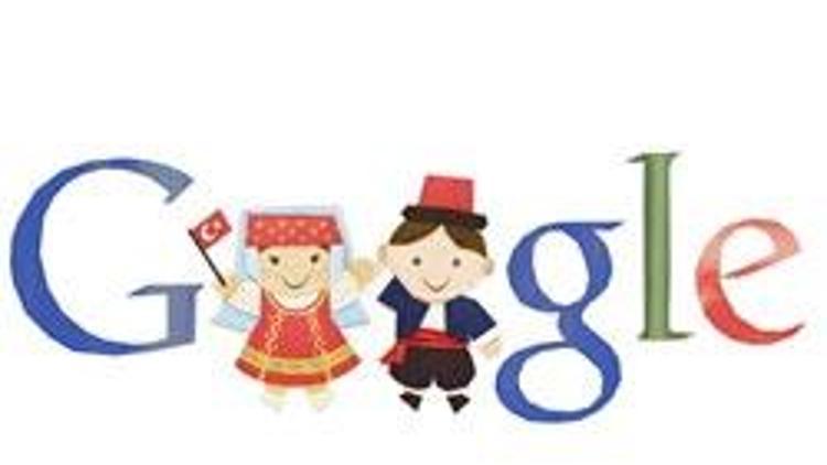 Googledan 23 Nisan Ulusal Egemenlik ve Çocuk Bayramı doodleı
