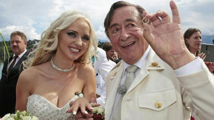 81 yaşındaki Avusturyalı işadamı Playboy güzeliyle evlendi