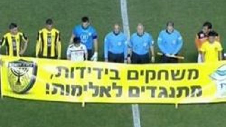 İsrail Premier Liginde ırkçı pankart