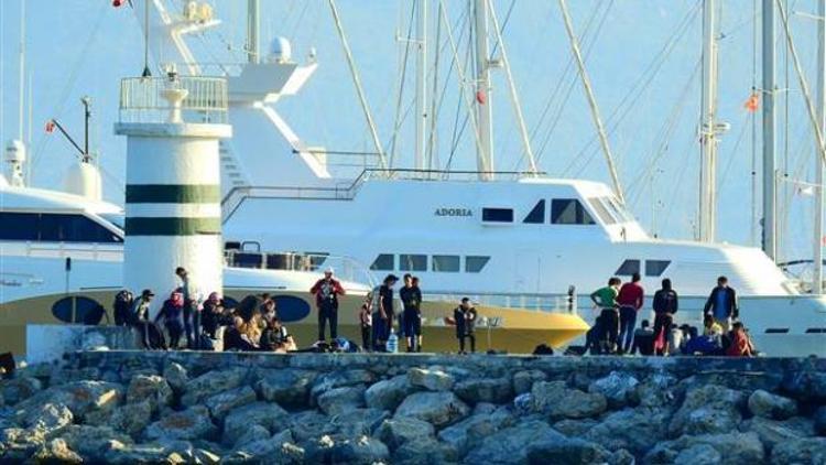 Kuşadası Körfezinde 174 göçmen yakalandı