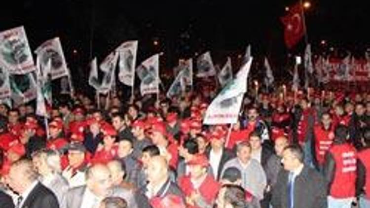 İstanbulda kıdem tazminatı yürüyüşü