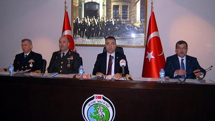 İzmirde 2014 yılı asayiş değerlendirme toplantısı yapıldı