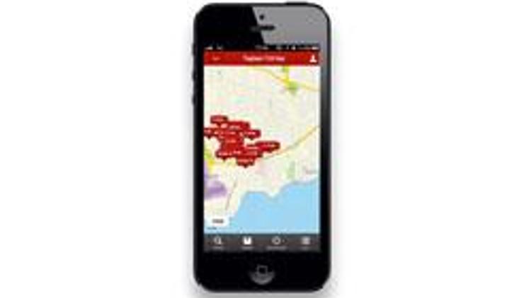 Haritadan emlak aranan ilk iPhone uygulaması