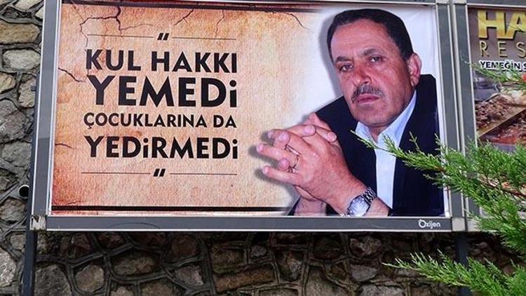Zonguldakta garip bir reklam panosu