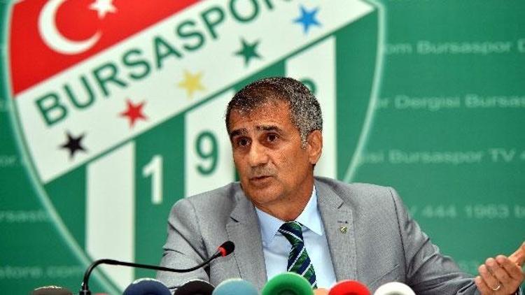 Şenol Güneş: Mutlu bir Bursaspor arzuluyorum