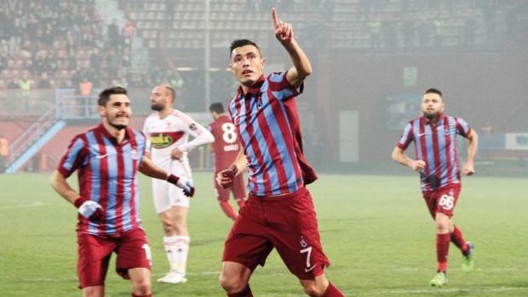 Trabzon’un golcüsü, yarıştaki rakiplerine taş çıkardı