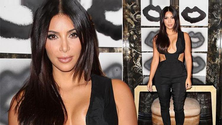 Kim Kardashianın gece makyajı