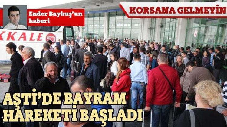 AŞTİ’de bayram hareketi başladı