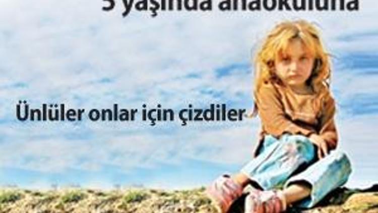 UNICEF projeyi başlattı; ÜNLÜLER çizdi; KARACA PORSELEN, projeyi hayata geçirdi.