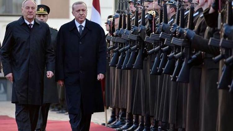 Cumhurbaşkanı Erdoğan Letonyada