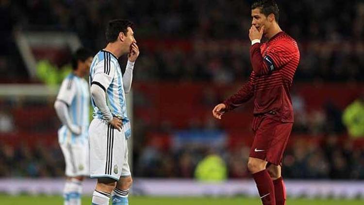 Messi ve Ronaldonun gizemli sohbeti