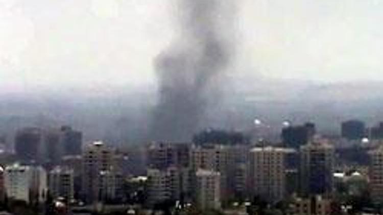 Şam volkanı patladı