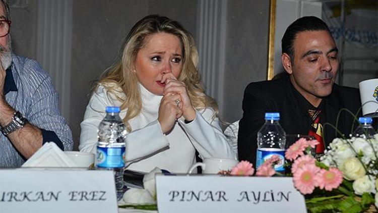 Pınar Aylin gözyaşlarını tutamadı