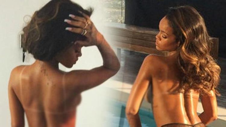 Rihannanın çalınan çıplak fotoğrafları yayınlandı