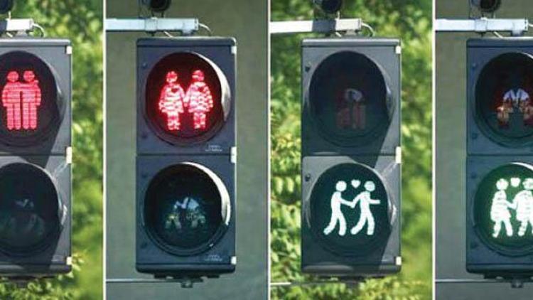 Aşk Geçidi’ne özel trafik işaretleri