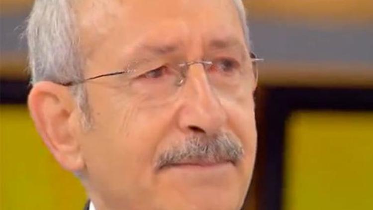 Kılıçdaroğlu canlı yayında ağladı