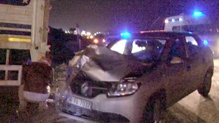 Ankara’da 7 aracın karıştığı trafik kazasında 3 kişi yaralandı