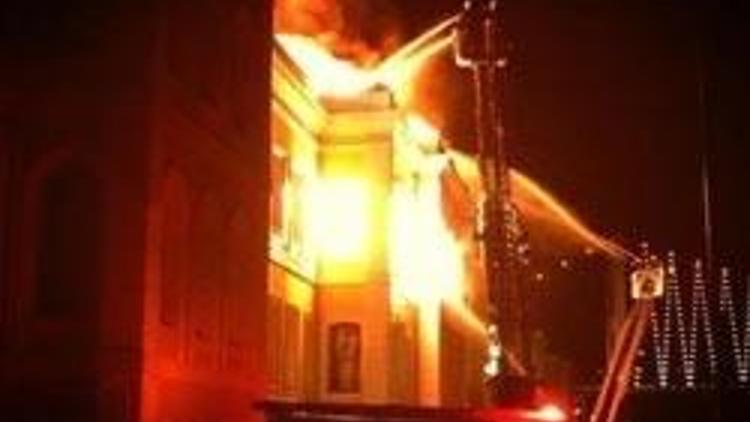 Galatasaray Üniversitesinde yangın
