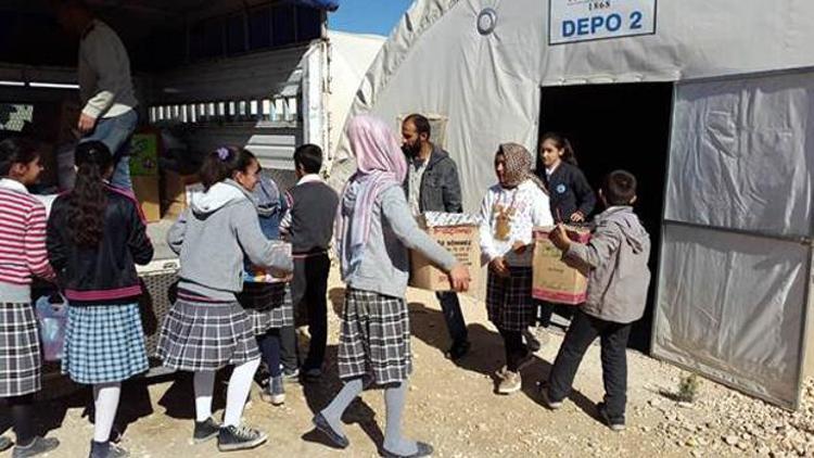 Suriyeli sığınmacılara yardım eli