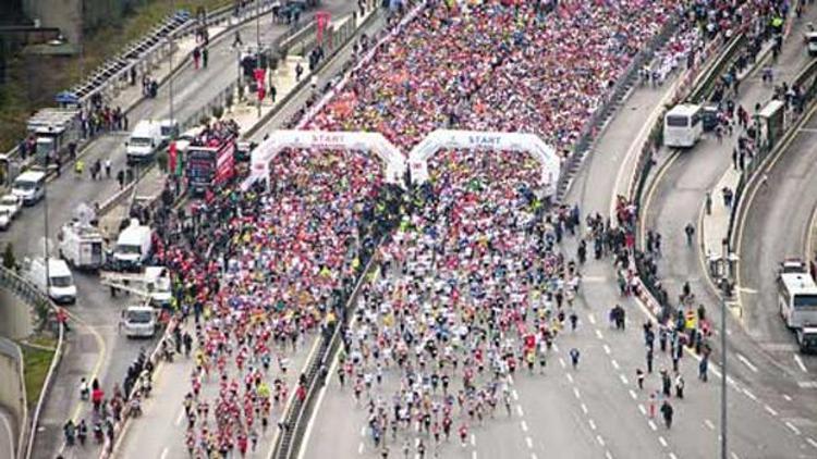 İstanbul maratonunun fuarı açıldı