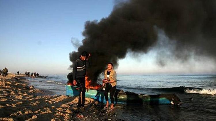 İsrailden balıkçı teknelerine saldırı