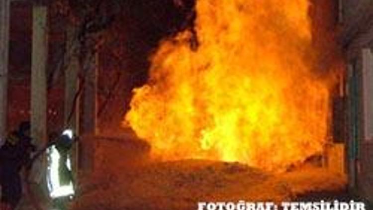 Torbalı doğalgaz dolum tesisinde patlama