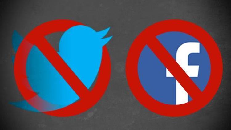 Twitter ve Facebook için kapatma kararı