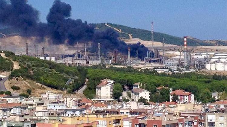 Tüpraş’taki yangının nedeni tuz giderici çıkış hattındaki kaçakmış