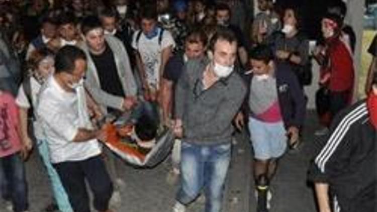 Gezi Parkında arbede: 2 yaralı
